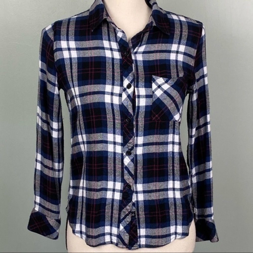 RAILS super soft “Hunter” plaid flannel shirt. Size XS. EUC